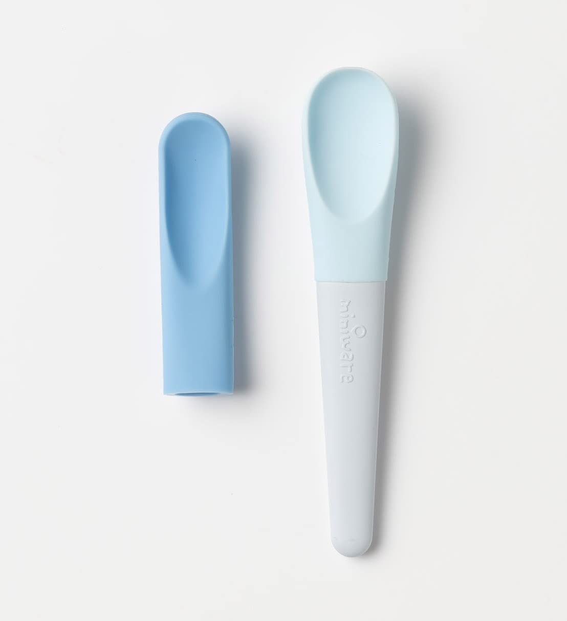 Set de lingurite 2 in 1 bebelusi Miniware Pre2PRO, 100% din materiale naturale biodegradabile - imagine 7