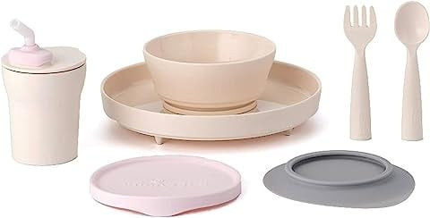 Set diversificare hrana bebelusi Miniware Little Foodie, 100% din materiale naturale biodegradabile, 6 piese - imagine 13