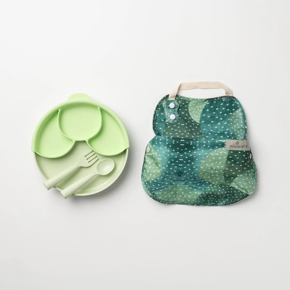 Set diversificare hrana bebelusi Miniware Mini Sous Chef 100% din materiale naturale biodegradabile, 6 piese - imagine 12
