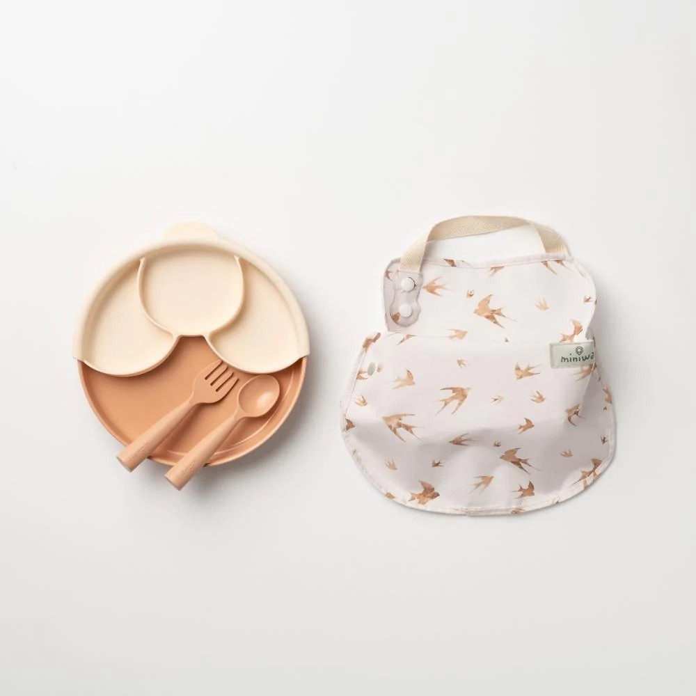 Set diversificare hrana bebelusi Miniware Mini Sous Chef 100% din materiale naturale biodegradabile, 6 piese - imagine 3