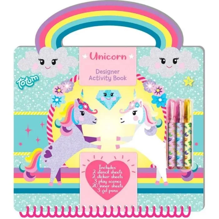 Carte cu activitati - Unicorni Totum