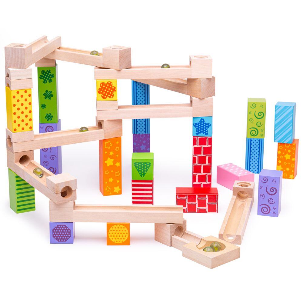 Marble Run din lemn BIGJIGS Toys