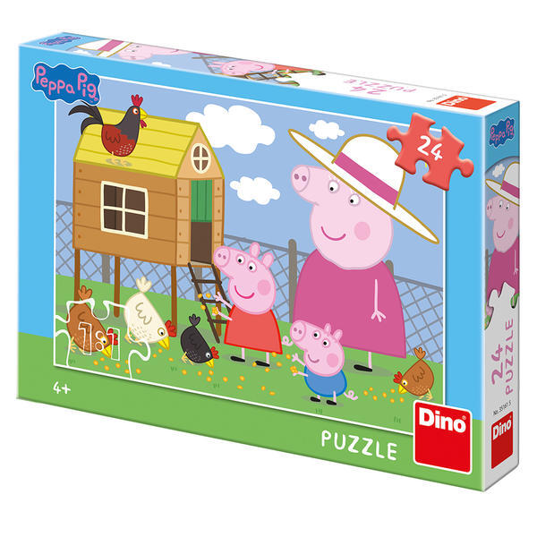 Puzzle - Peppa Pig - Puisorii (24 piese) Dino