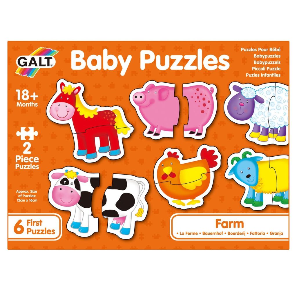 Baby Puzzle: Ferma (2 piese) Galt