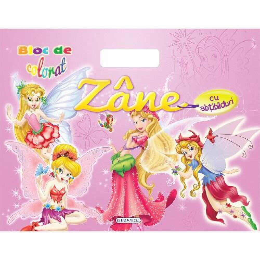 Bloc de desen cu abtibilduri - Zane GIRASOL