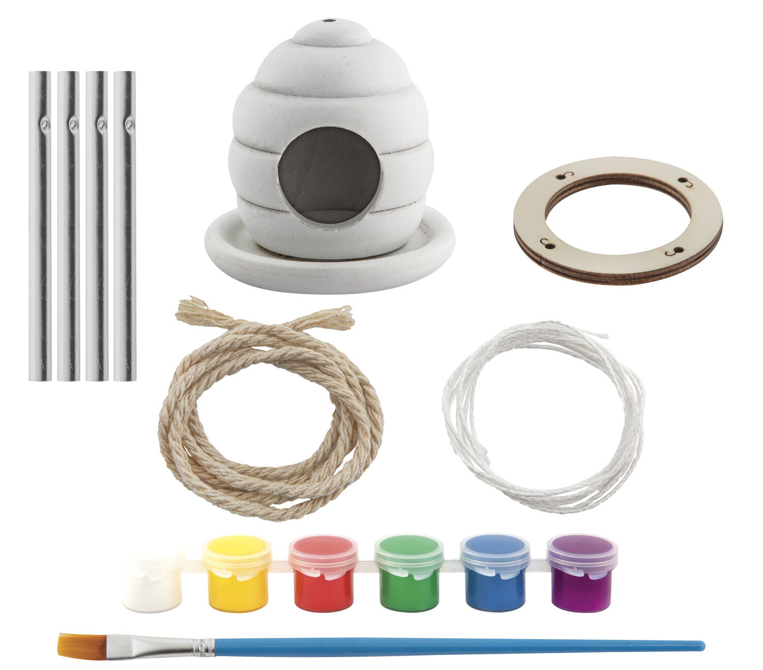 Set creativ - Casuta pasarilor cu clopotel de vant Moxy