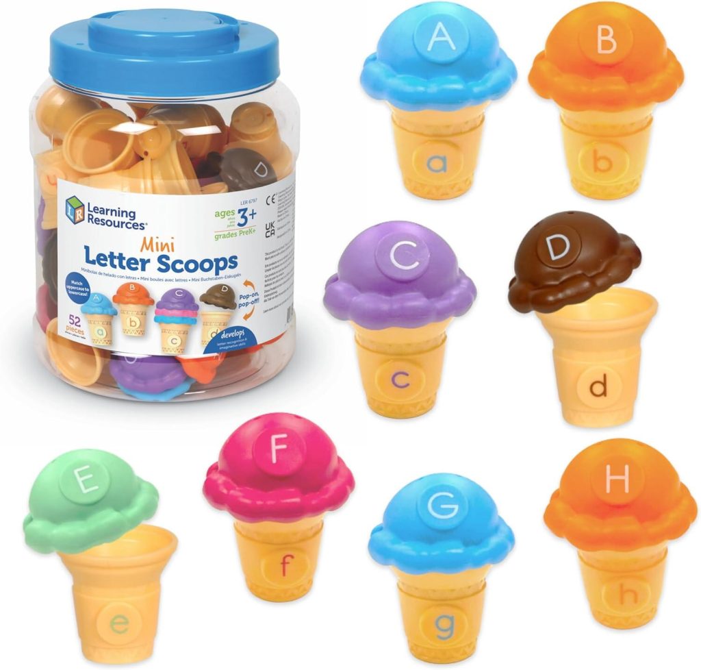 Invata Alfabetul - Inghetate colorate Learning Resources