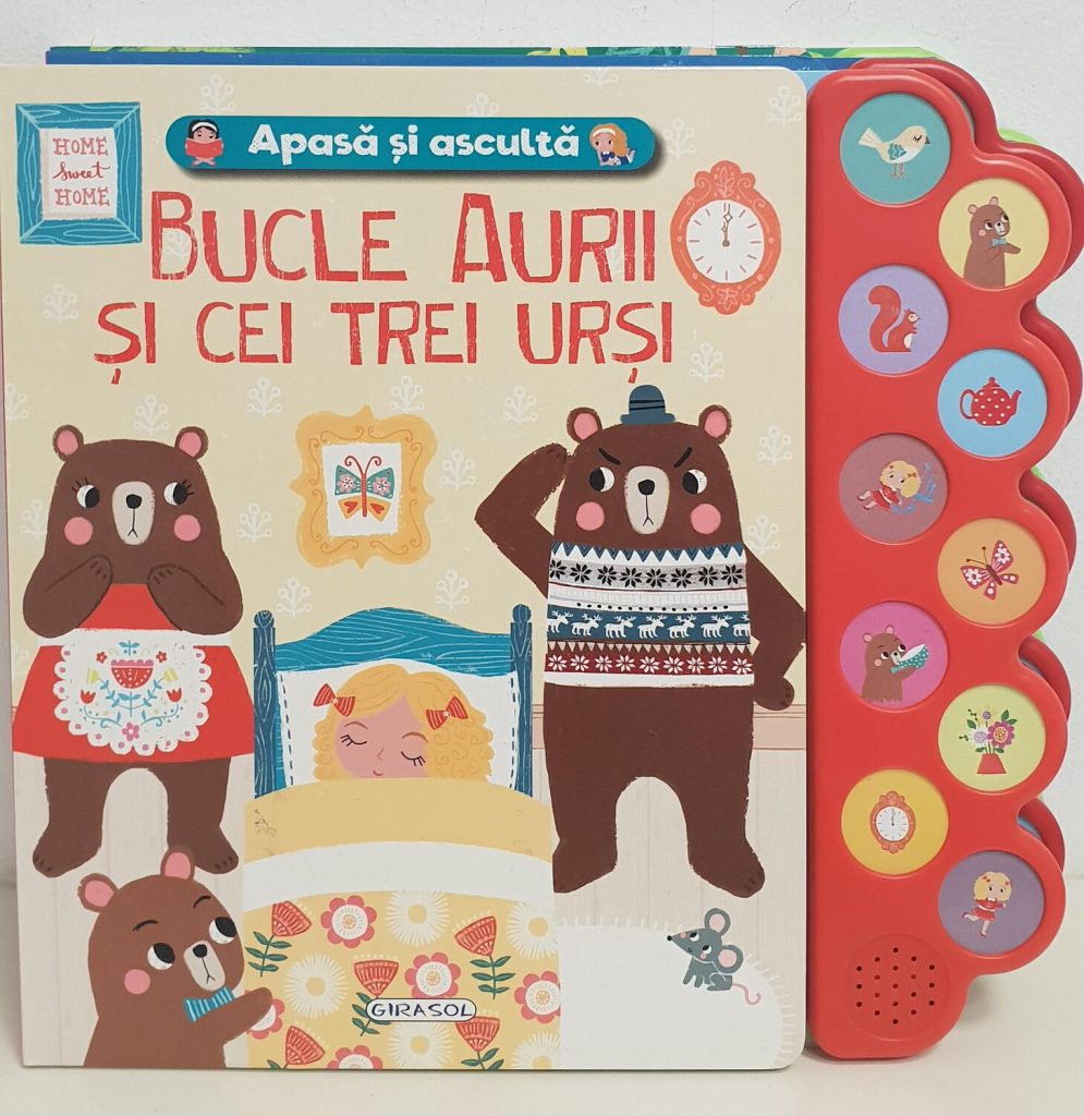 Apasa si asculta povestea - Bucle Aurii si cei trei ursi GIRASOL