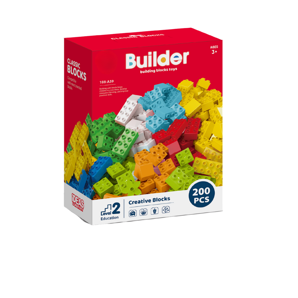 Cuburile mele de construit (200 piese) Bufnitel