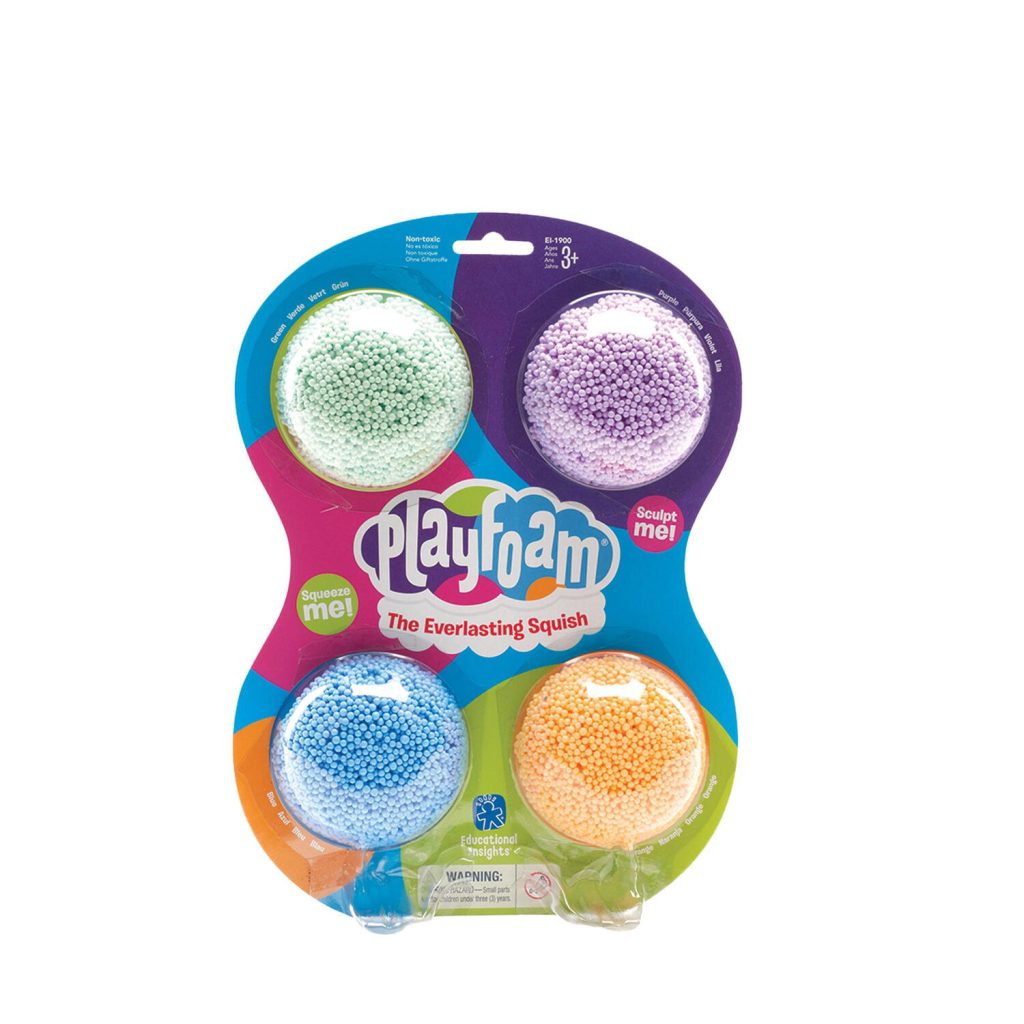 Spuma de modelat Playfoam™ - Set 4 culori Educational Insights