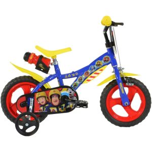 Bicicleta copii 12'' - Pompierul Sam la plimbare DINO BIKES