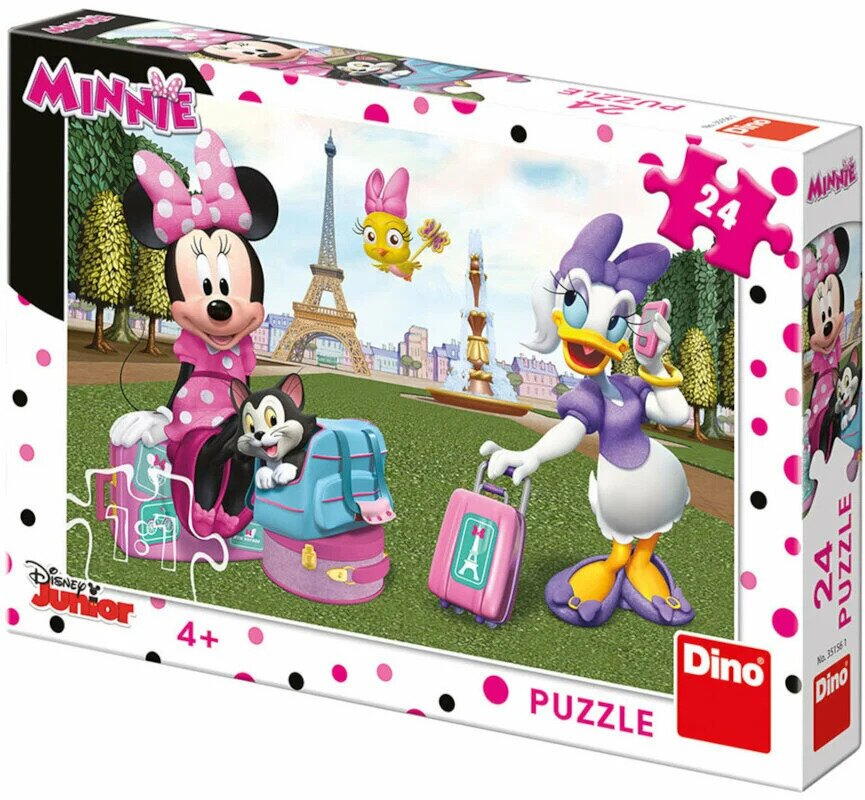 Puzzle - Minnie si Daisy (24 piese) Dino