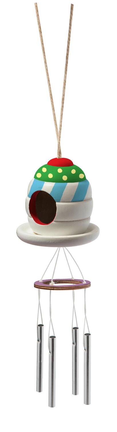 Set creativ - Casuta pasarilor cu clopotel de vant - imagine 4
