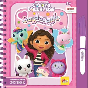Waterbook: Carte de colorat Gabby's Dollhouse LISCIANI