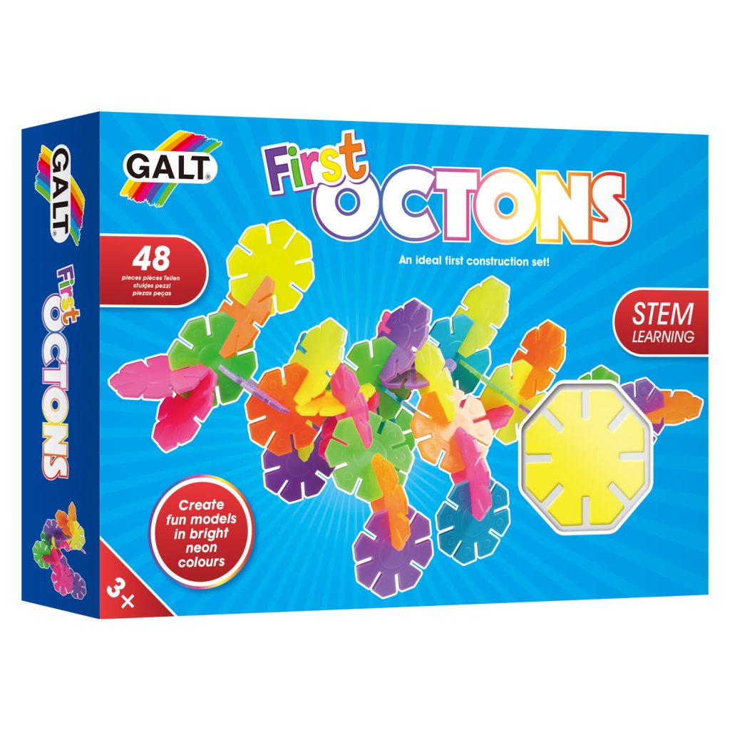 Set de construit - First Octons - 48 piese Galt