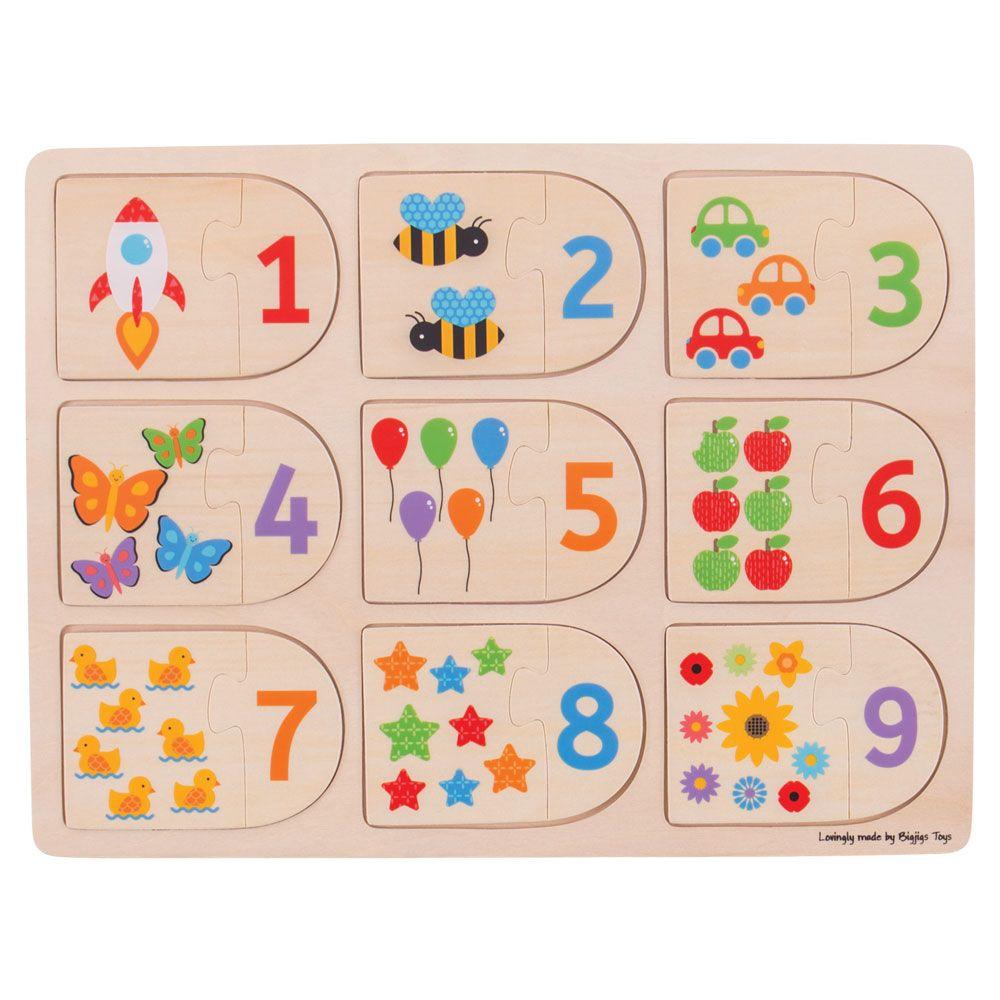 Puzzle - Potriveste-ma la locul meu BIGJIGS Toys