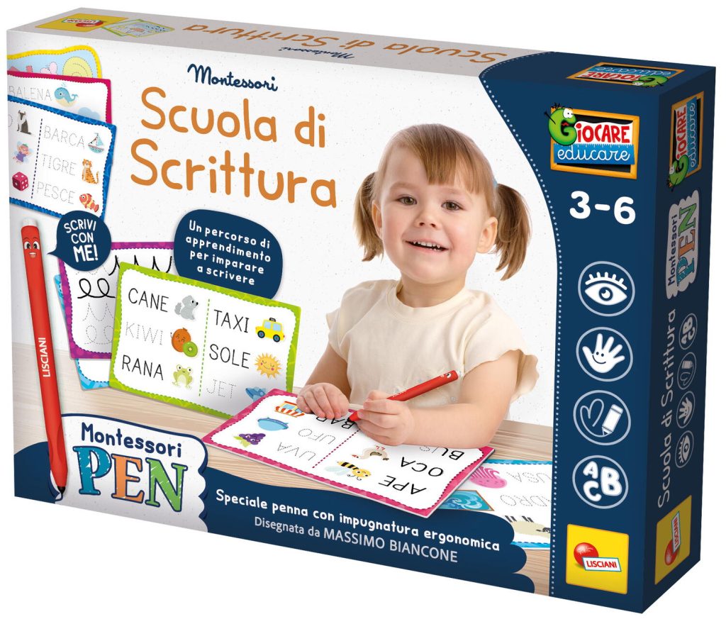 Joc Montessori - Scoala de scris (Italiana) LISCIANI