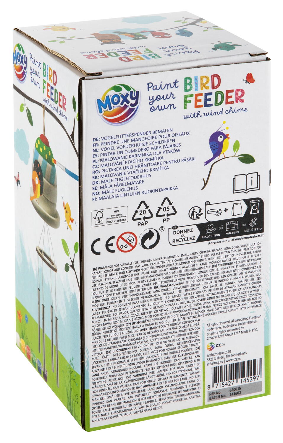 Set creativ - Casuta pasarilor cu clopotel de vant - imagine 3