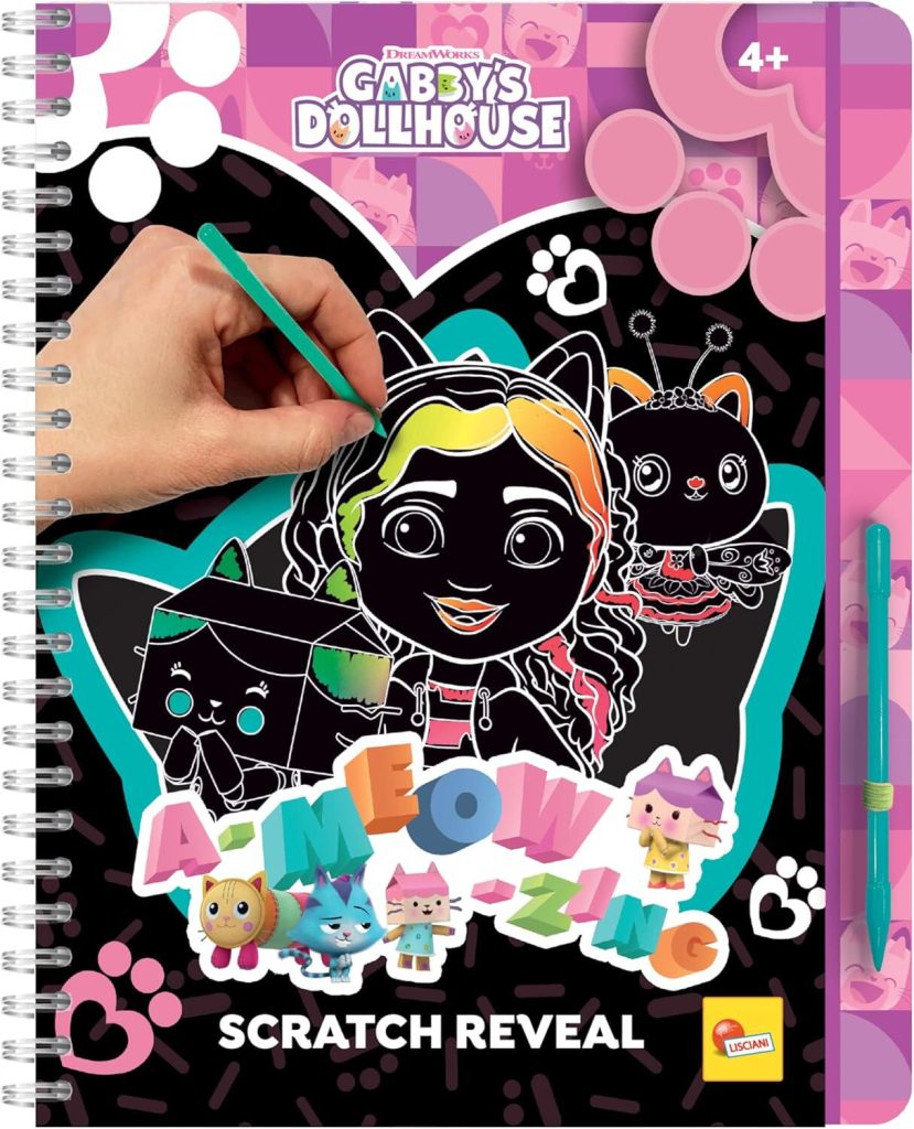 Carticica de razuit - Gabby's Dollhouse & pisicute LISCIANI