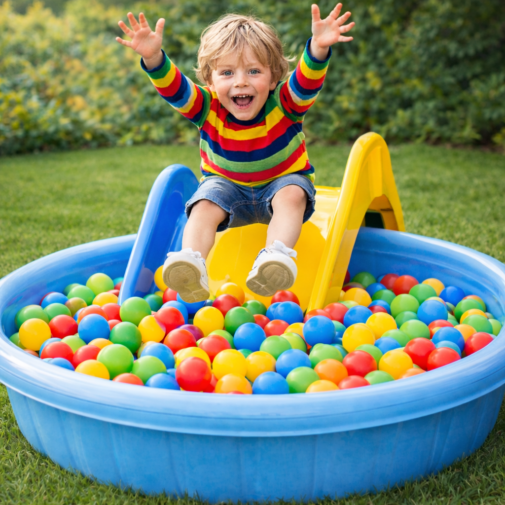 Set bile multicolore 100 buc - 7cm Bufnitel