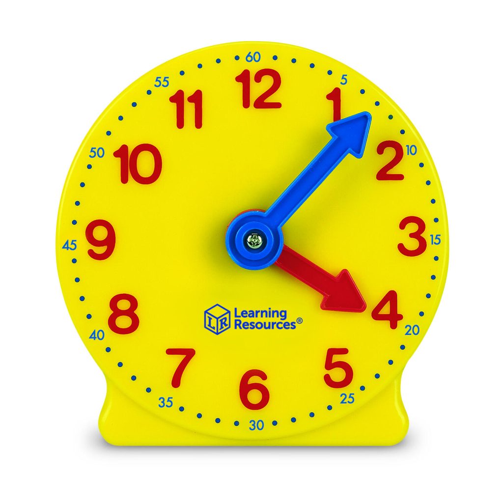 Ceas educativ din plastic Learning Resources