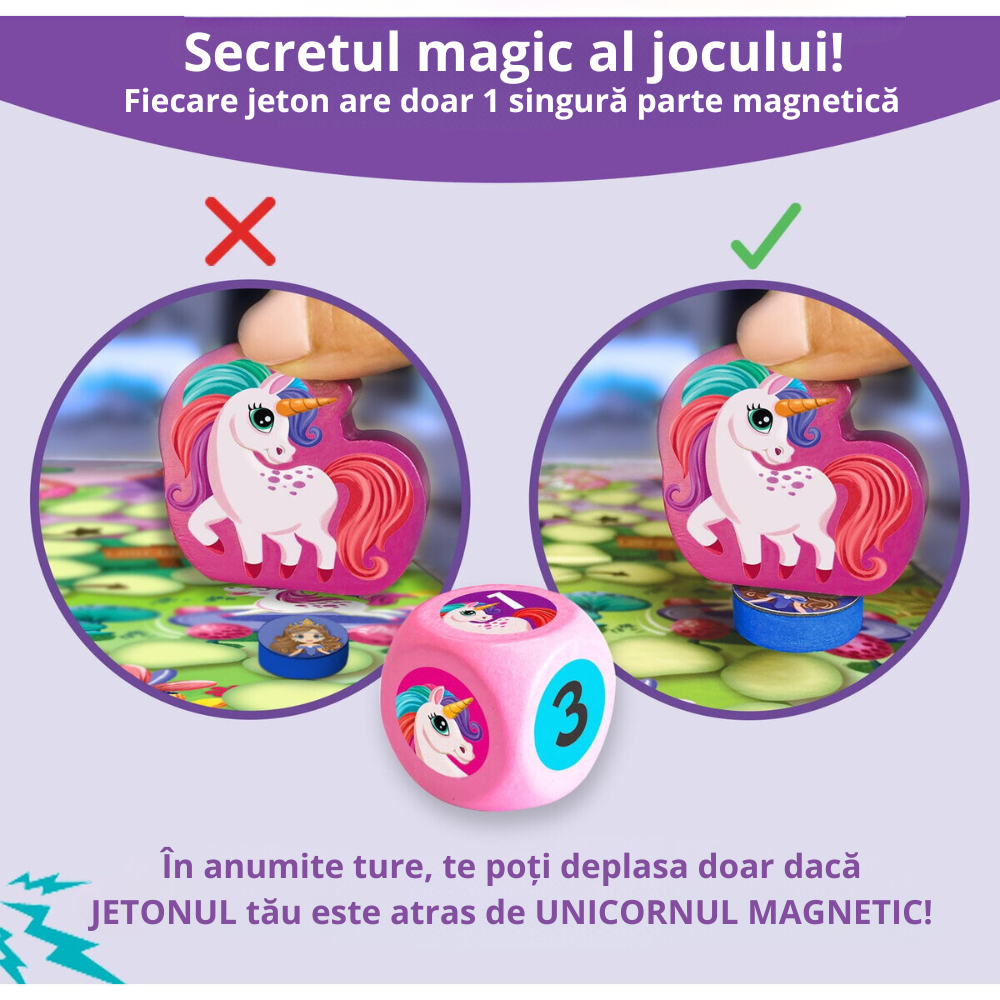 Joc de societate magnetic - Cursa printeselor - imagine 4
