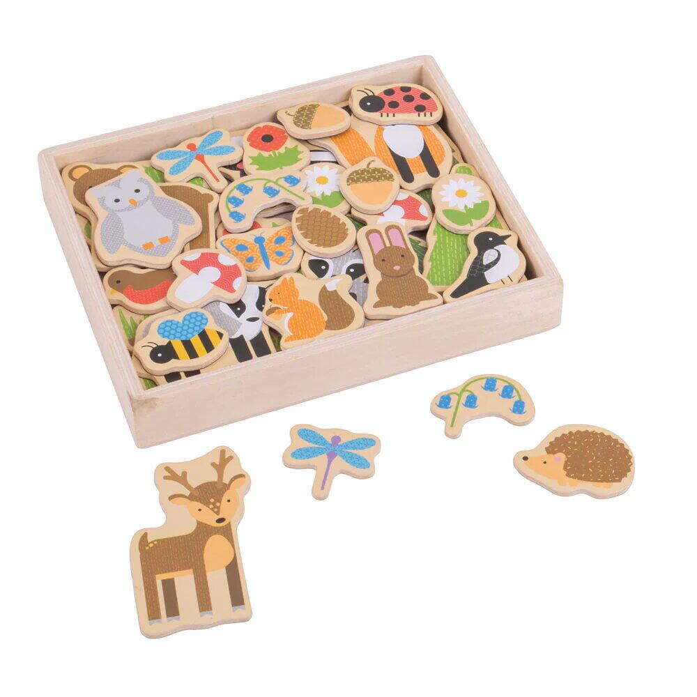 Set magnetic - Animalute din padure - imagine 2