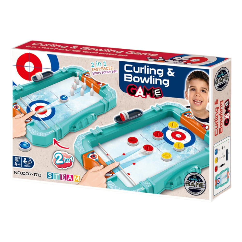 Joc 2 in 1 - Bowling & Curling Bufnitel