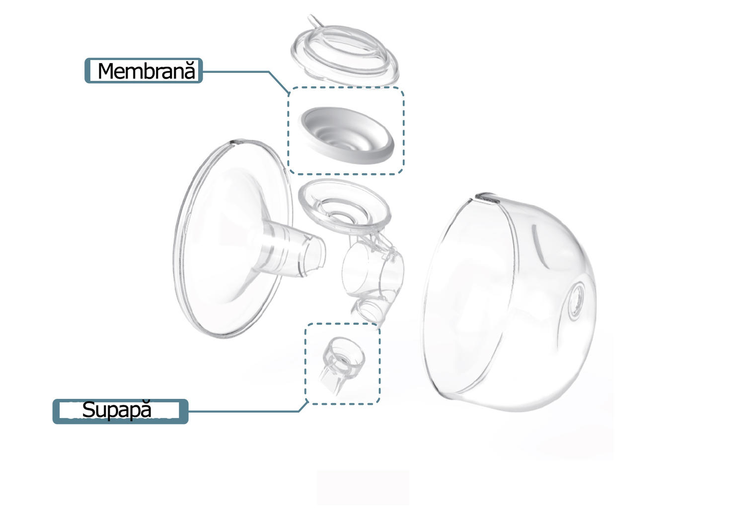 Set Cupe Hands Free (24 mm) - imagine 8