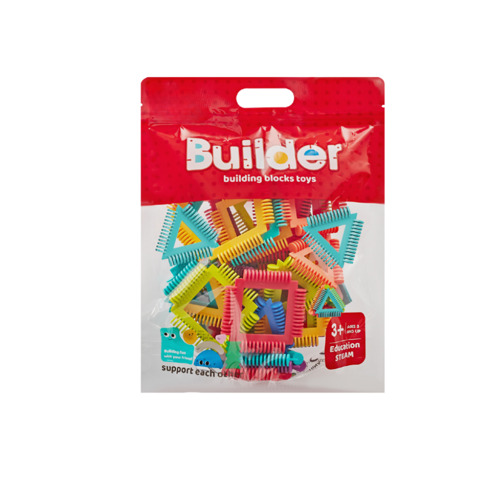 Joc de constructie STEAM - Forme magice (26 piese) Bufnitel