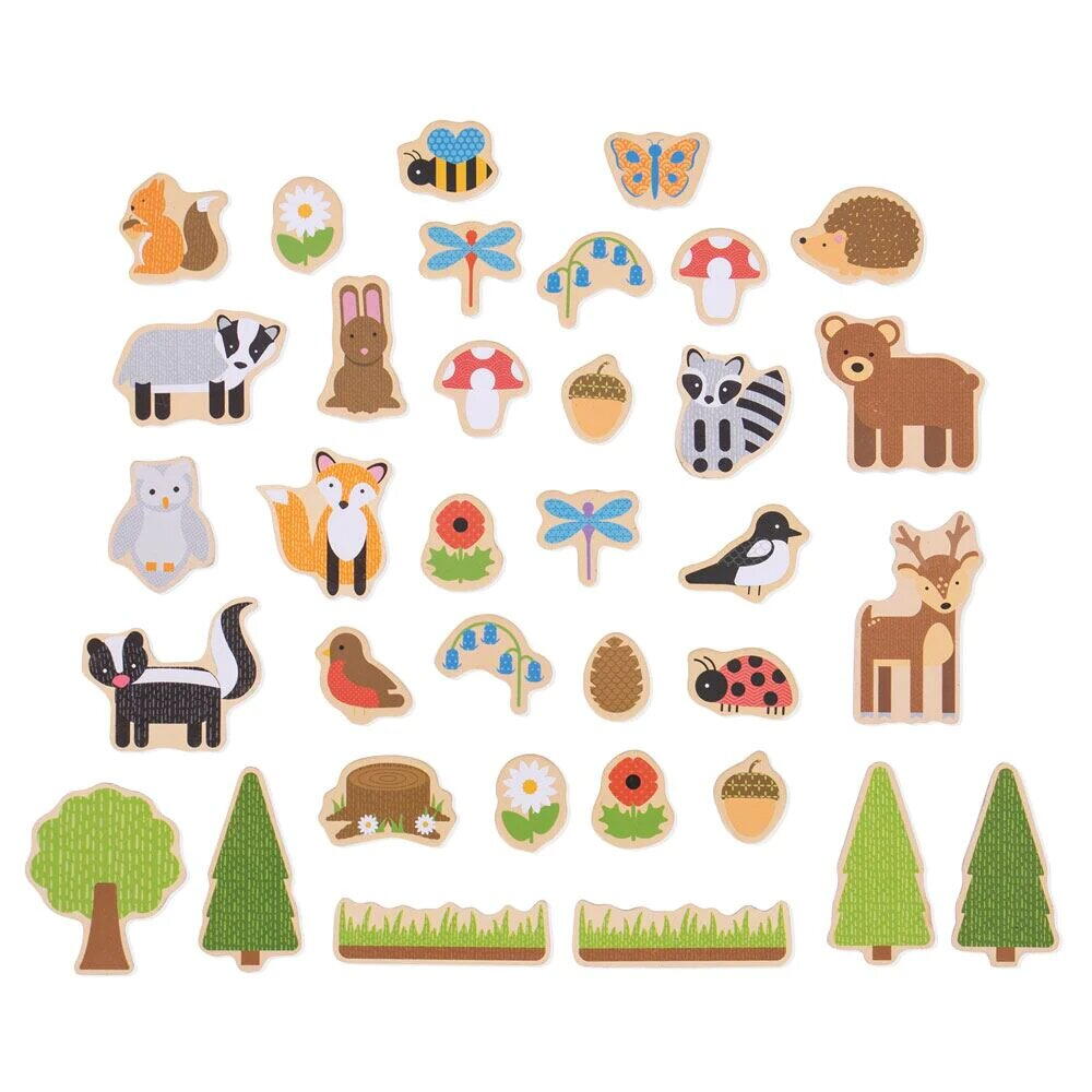 Set magnetic - Animalute din padure - imagine 5