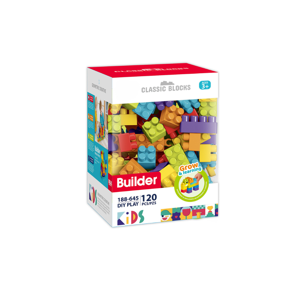 Cuburi de construit (120 piese) Bufnitel