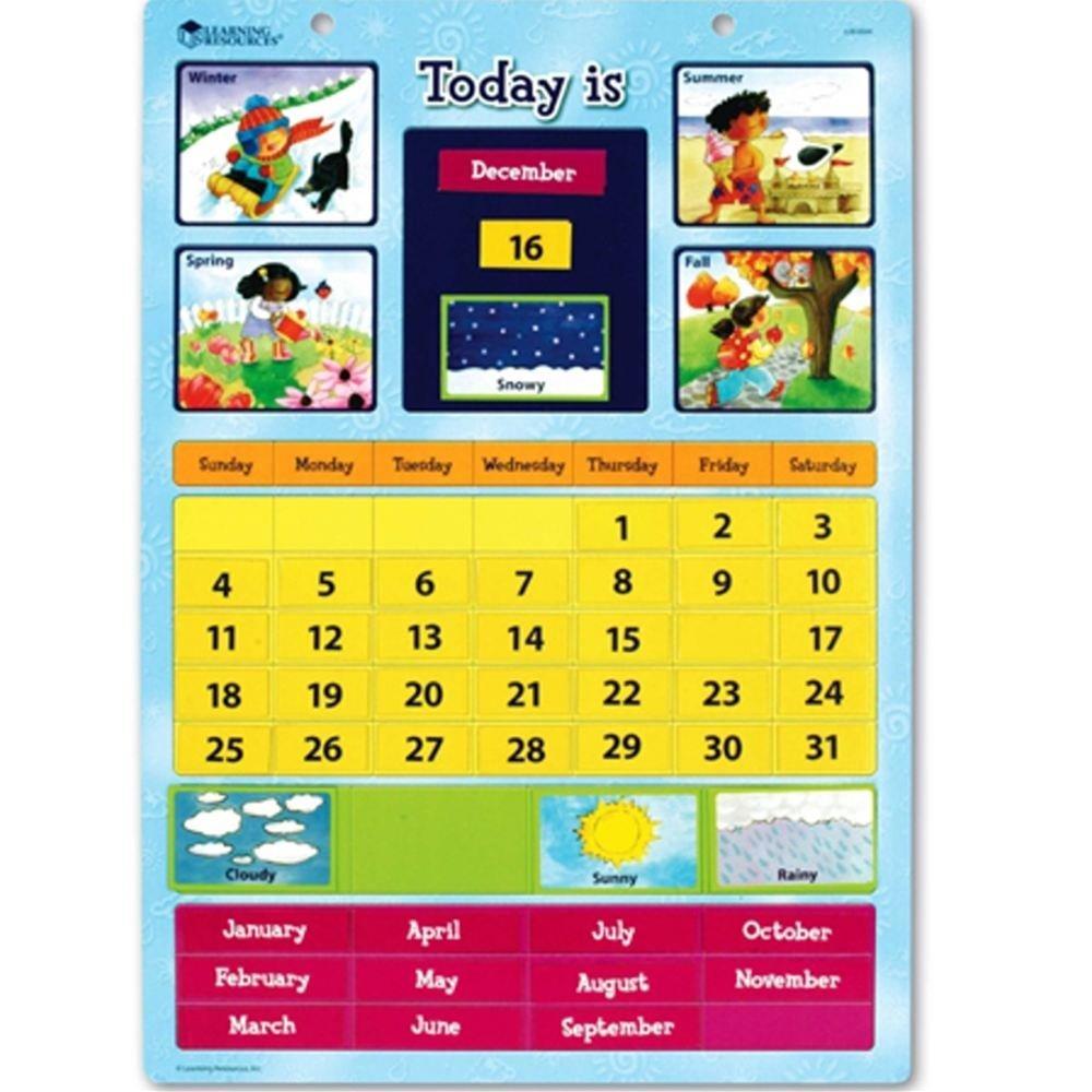 Calendar educativ magnetic Learning Resources
