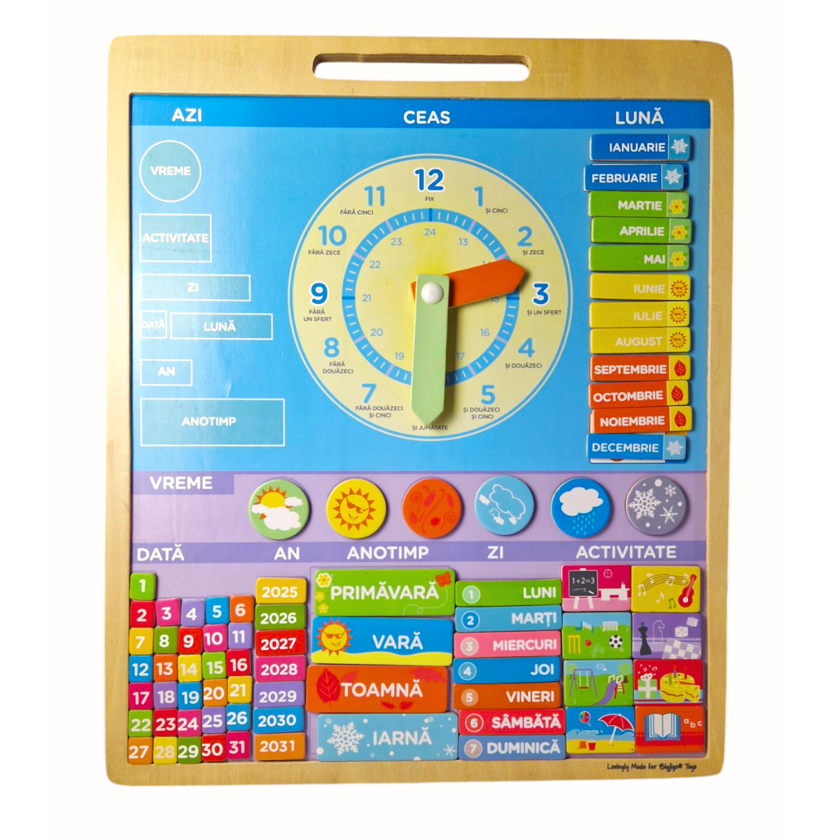 Calendar magnetic vremea - limba romana - imagine 2