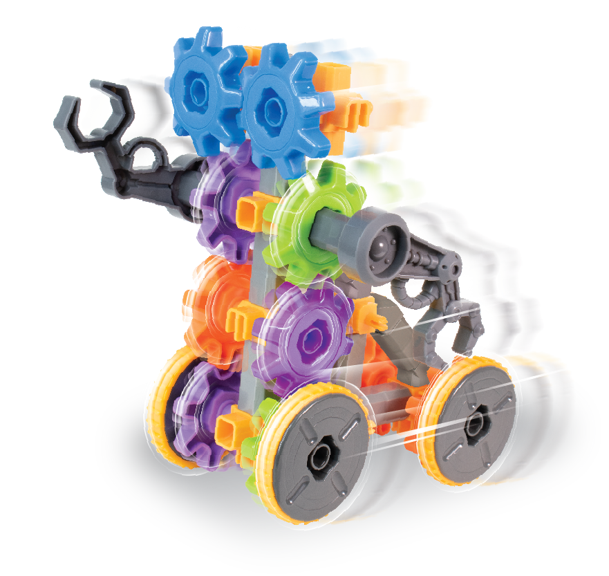 Set de constructie 3 in 1 STEM  - Robotel & masinute saniter STEM kidz