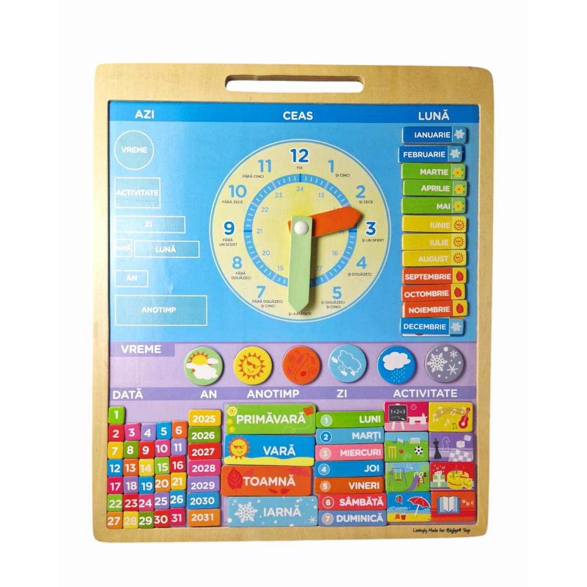 Calendar magnetic vremea - limba romana - imagine 8