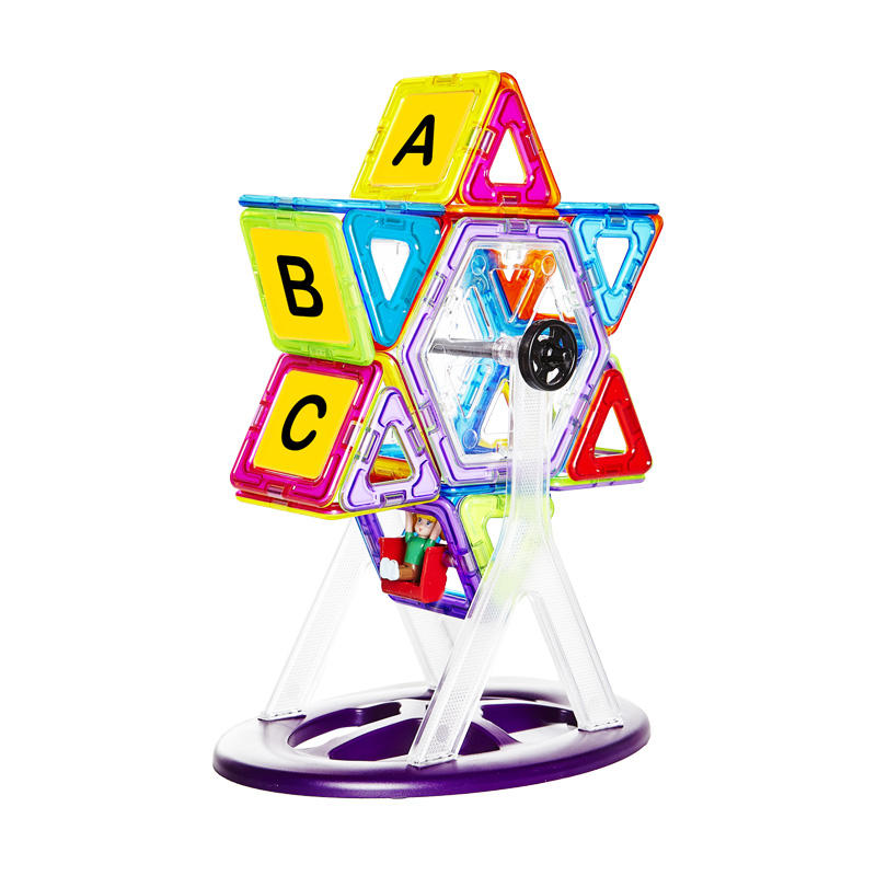 Set de constructie magnetic - 72 piese - imagine 3