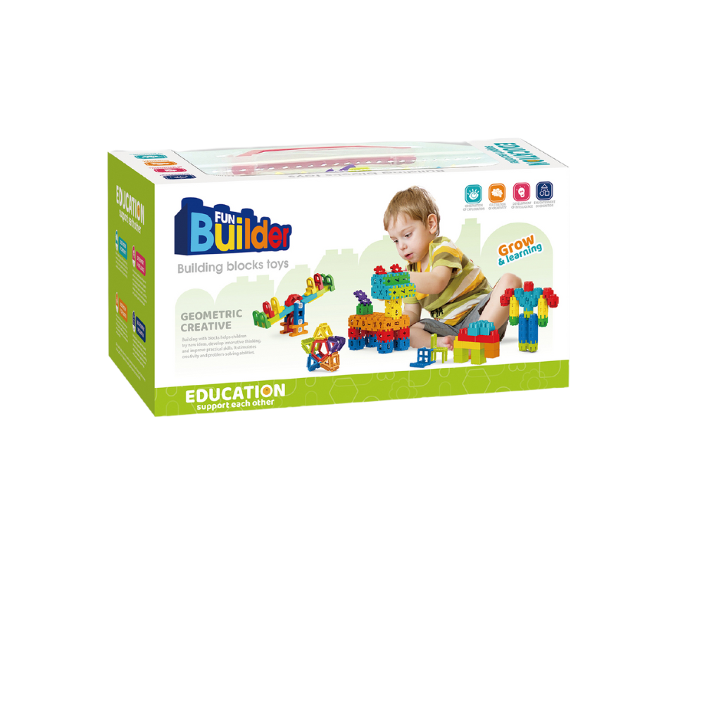 Set de constructie STEAM - Micutul constructor (200 piese) Bufnitel