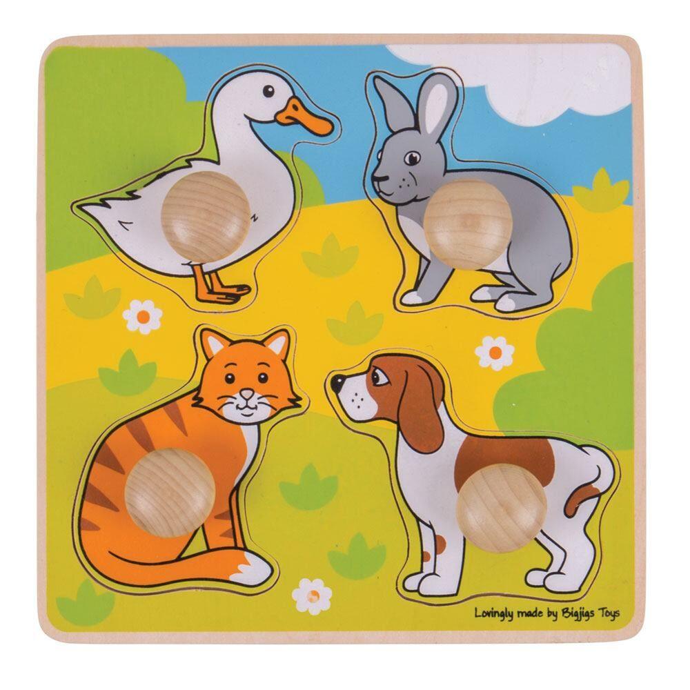 Primul meu puzzle - animale de companie BIGJIGS Toys