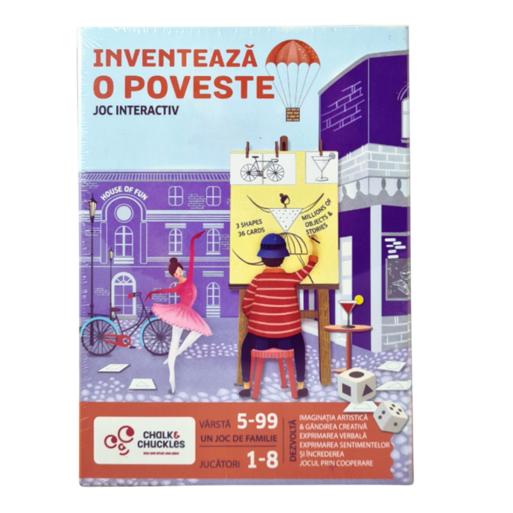 Joc interactiv - Inventeaza o poveste Chalk and Chuckles
