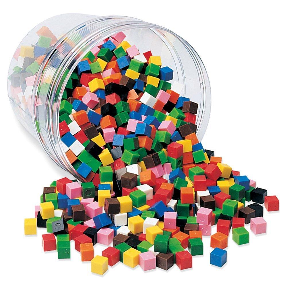 Cuburi multicolore (1cm) Learning Resources