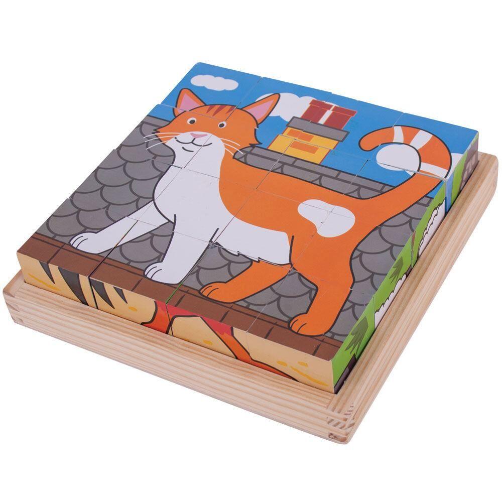 Puzzle cubic - Animalute de la ferma - imagine 5