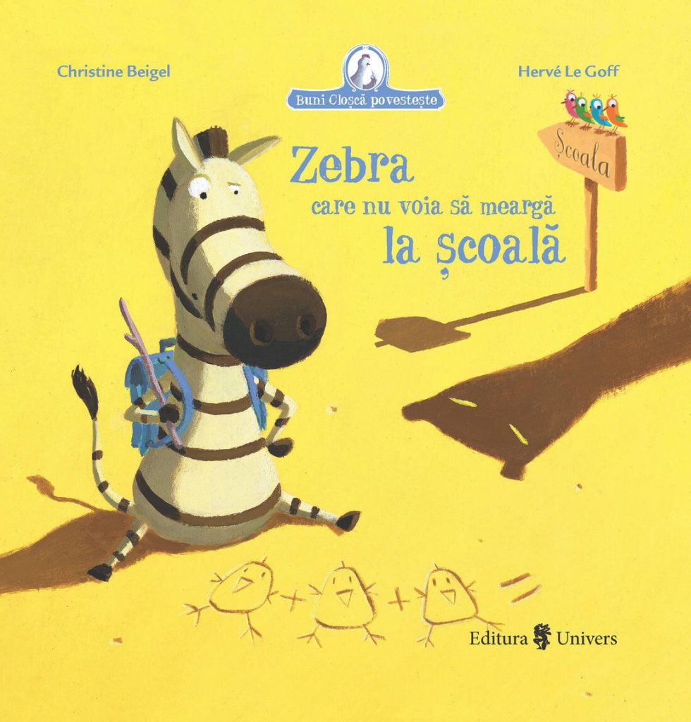 Zebra care nu voia sa mearga la scoala UNIVERS