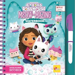 Waterbook: Carte de colorat Gabby's Dollhouse & pisicute LISCIANI