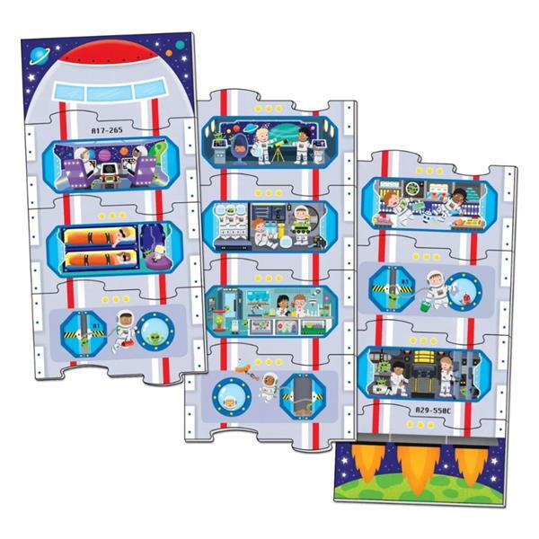 Puzzle vertical - Nava spatiala (12 piese) Galt