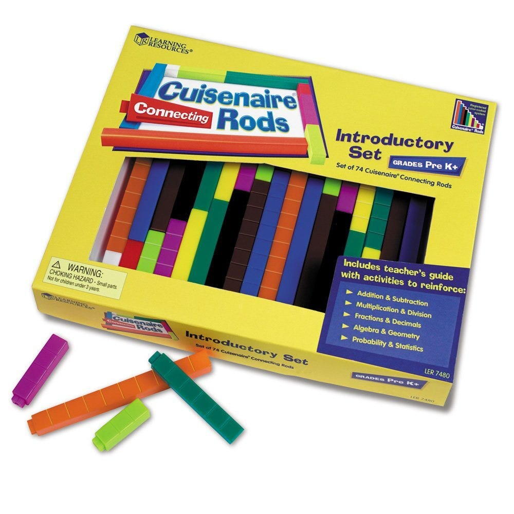 Riglete matematice interconectabile Cuisenaire® Learning Resources