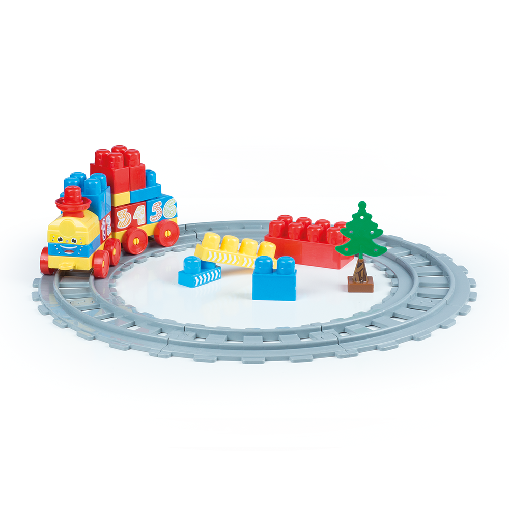 Set de constructii cu trenulet - 36 piese - imagine 3