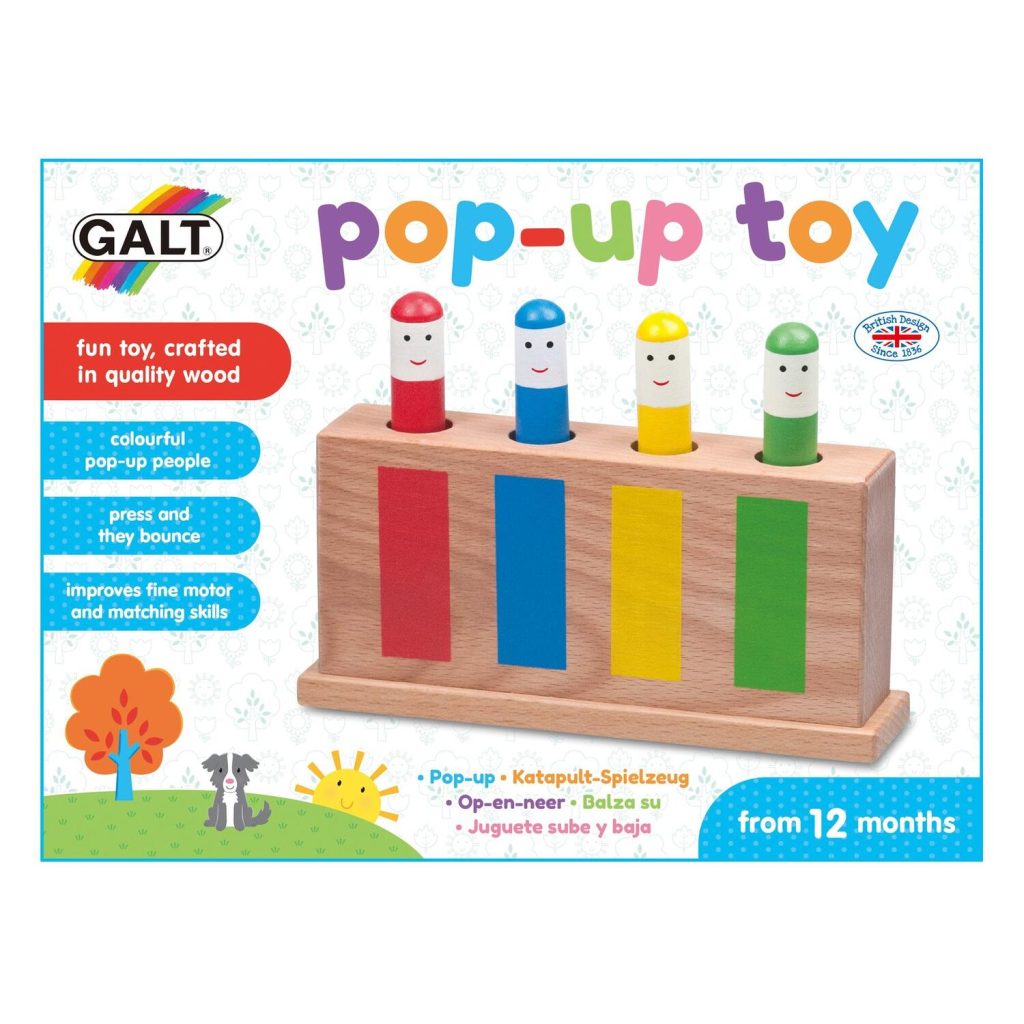 Jucarie din lemn Pop-Up Galt