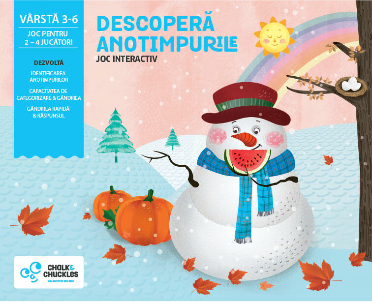 Joc interactiv - Descopera anotimpurile Chalk and Chuckles