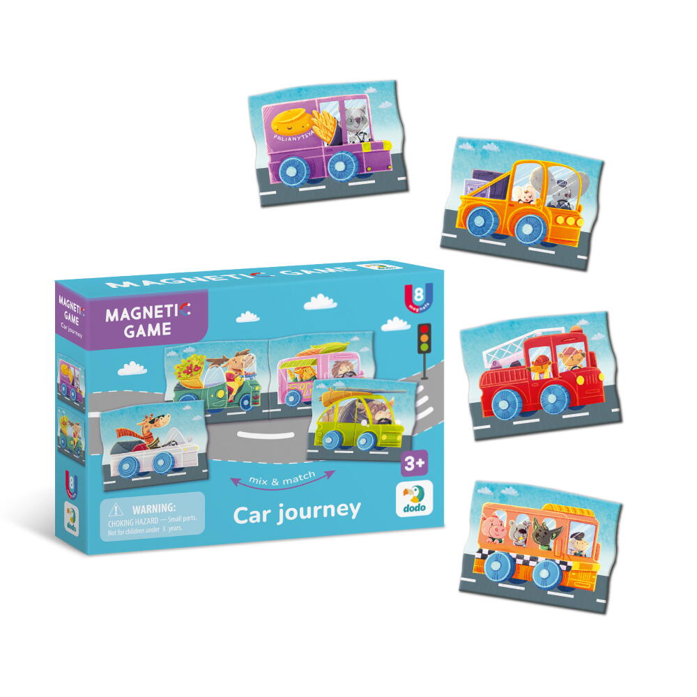 Set magnetic - Calatorie cu masina - imagine 2